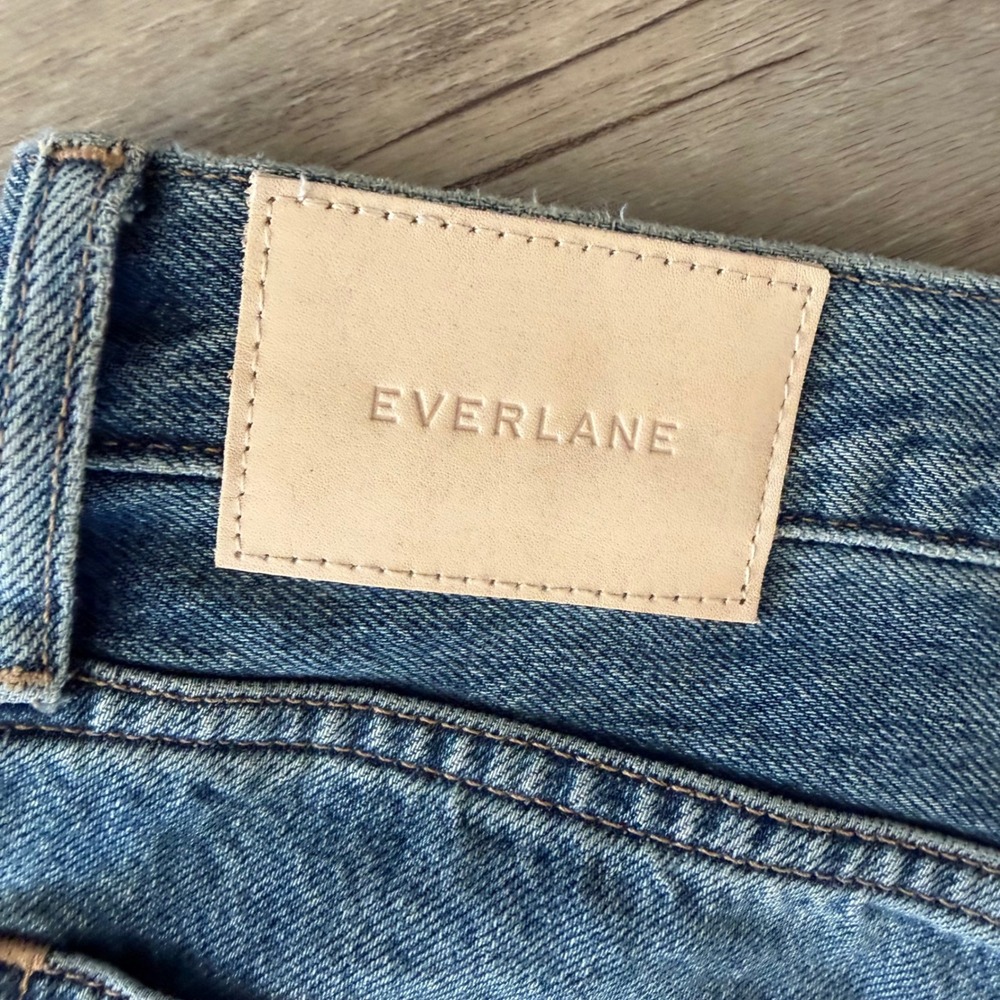 NWT Everlane The '90s Cheeky Jean Vintage Mid Blue Organic Cotton Ankle Size 30 - Picture 9 of 11
